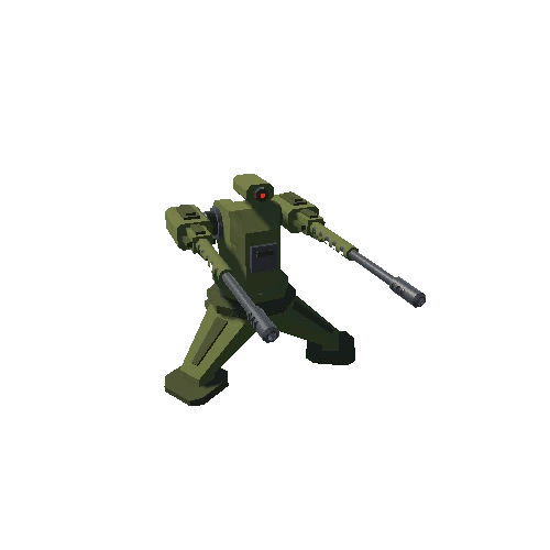Machine Gun v2 - Military Green
